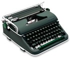 Green 1960 Olympia Sm4 Restored Manual Typewriter  New Platen  Like Sm-3 De Luxe