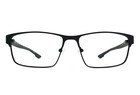 Columbia Eyeglasses Frames C3003 002 Black Gray Rectangle Full Rim 58-16-145