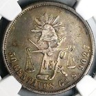 1873-go Ngc Xf 40 Mexico 50 Centavos Guanajuato Rare 50k Coin Pop 1 1  25060603c