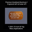 Id Badge Tags  - Luggage Tag Id Tags Engraved Luggage Tag With Cable Strap