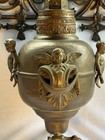 19thc Antique Bronze Patinated Brass Lavabo  Figural Water Wall Fountain Font