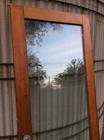 Antique Vintage Door Solid Wood Original Plate Glass 1930-40 s Restoration