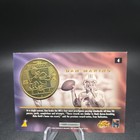 Rare 1996 Pinnacle Mint Dan Marino Gold Plated Coin   Card  4   Miami Dolphins