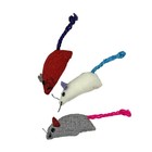 Spot Burlap Mice Cat Toys  Interactive   Durable Catnip Toys For Indoor Cats   K