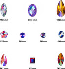 500 Pcs Mixed Ab Colorful Flatback Rhinestones Gems For Crafting And Decorations