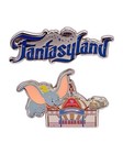 Disneyland Hong Kong Hkdl Park Map 2 Pin Set 2026 Fantasyland Featuring Dumbo