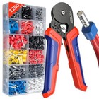  Ferrule Crimping Tool Kit  Octagonal Crimping Pliers With 1250pcs Single   