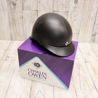 Charles Owen Jr8 Ltd Riding Helmet -size 7-  57cm - Black Painted  New