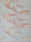 Mexico  Central America   Indies  21 25 X 15 5  Inches Italo Military Maps C26-2