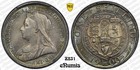 Great Britain  Victoria  Shilling 1900  Nicely Toned  Pcgs Ms 64