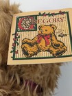 Russ Berrie Gregory Scruffy Stuffed Teddy Bear 8 In New With Tag