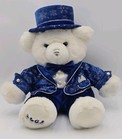 Dan Dee Plush Teddy Bear 2003 Keepsake White With Blue Outfit And Hat 19 In  