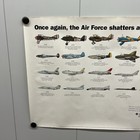 Vintage Sun Microsystems Military Aircraft Fighter Jet History Poster 20x30 