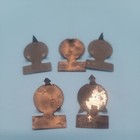 Vintage Lot Of 5 Metal Tin Granger Twist Tobacco Bag Tags