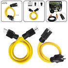 3 Prong Plug 125v Double Male Extension Cord Nema 5-15p To 5-15p 