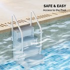 4 Steps Swimming Pool 67in Ladder Improve Stability For In outdoor Swimming Pool