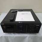 Sony Cdp-cx455 Cd Changer 400-disc Black Refurbished W remote One Year Warranty