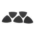 5x 6 Hole 3-1 2  Triangle Sander Interface Pads Hook   Loop For Detail Sander