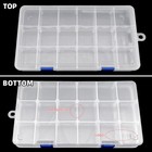Duofire Plastic Organizer Container Storage Box Adjustable 18grid-4pcs  White 