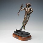 Bronze Polychrome Indian Dancer By Ralph Roybal