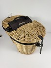 Electra Custom Rear Wicker Bicycle Basket With Liner - Rare