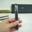 Vintage Cross Pen   Mechanical Pencil Set Silver Chrome Usa Medium Point Refills