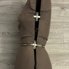 Adjustable Female Torso Dress Form Brown 8-part W  Waist Belt - Cosplay  Sewing