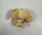 Littlest Pet Shop Cocker Spaniel Tan Dog Blue Eyes - 2005 Lps  91 -  damaged 