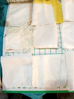Lot Of 18 White Or Ivory Vintage Handkerchiefs - Initial  Embroiderie  Lace