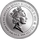     2022   1 St helena  jennie Norris  Silver Pegasus Bu 1 Oz  999 Silver Qeii