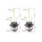 Fortpro 2-pcs Type 30 30 Sealed Air Spring Brake Chamber - 2 1 2  Stroke Threade