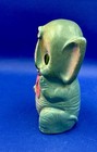 Vintage Ceramic Elephant Coin Bank Hand Painted 1940   s Very Cute 