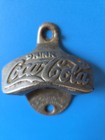 Vintage Coca Cola Wall Mount Bottle Opener Star  x  Brown Co   Usa Patd Apr 1925