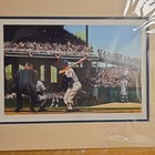 Cleveland Indians Bob Feller Lithograph 965 1500 Signed 2x Bill Purdom Matte 