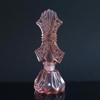 Pink Czech Glass Bottle For Perfume Art Deco Bottle For Perfume And Aroma Oils