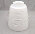 Retro Vintage Art Deco mid-centry Style Milk Glass Pendant Light Shade