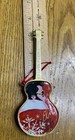 Elvis Presley Guitar Christmas Ornament Kurt Adler Artist Joe Petruccio 5  Brass