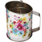 3-cup Stainless Steel Crank Flour Sifter And Pastry Cutter  Floral