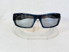 Custom Oakley Gascan Blue Metallic Marble Sunglasses With Black Mirror Lenses