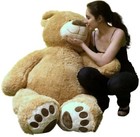 Big Plush Giant 5 Foot Teddy Bear Soft Ultra Premium Quality Hand Stuffed In Usa