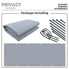 2  Tall Balcony Fence Windscreen Privacy Screen Shade Cover Garden Pool Backyard