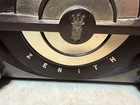 Vintage 1950 s Zenith J615 Art Deco Style Bakelite Tabletop Am Tube Radio