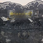 Stanzino Black Lace Sleeveless Dress Elegant Party Cocktail Medium