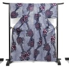 Yukata Arimatsu Narumi Shibori Chrysanthemum Indigo Dye Navy Kimono Used
