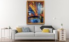 Original Abstract Painting   Acrylic   Framed And Signed   Fine Art