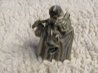 Vintage Hudson Usa Wizard Pewter Figure With 5195 Signed