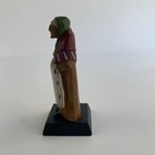 Vintage Wooden Carved Figurine Of Old Woman Quebec Ca 4 5    Wood Decor