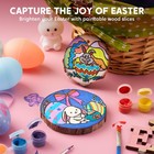 Klever Kits Wooden Painting Craft Kit Glow In Dark Wood Slices Kids 6-12