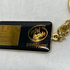 Vintage Employee Computer History Intel P5 1994 Andy Grove Keychain