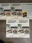 Lot Of 5 Rare Vintage Sewing 1974 Singer How To Sew Booklets By Claire Valentine